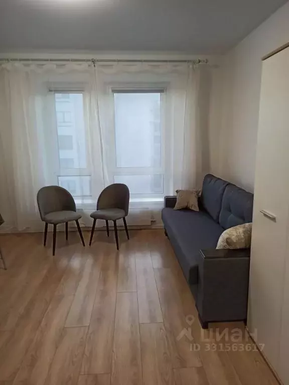 Студия Москва Боровское ш., 2к3 (21.7 м) - Фото 1