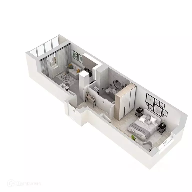 Продаётся 1-к квартира, 40.61 м - Фото 1