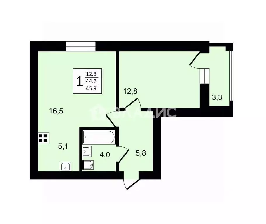 2-к кв. Владимирская область, Суздаль Советская ул., 61 (45.9 м) - Фото 1