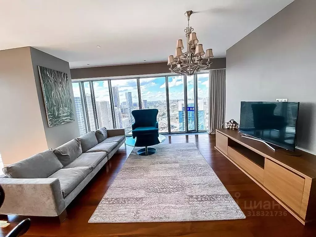 3-к кв. Москва 1-й Красногвардейский проезд, 21с1 (155.0 м) - Фото 1