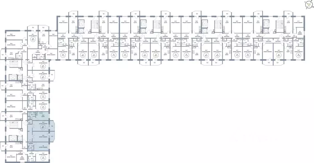 3-к кв. Ханты-Мансийский АО, Нефтеюганск 4-й мкр, 4к1 (96.7 м) - Фото 1