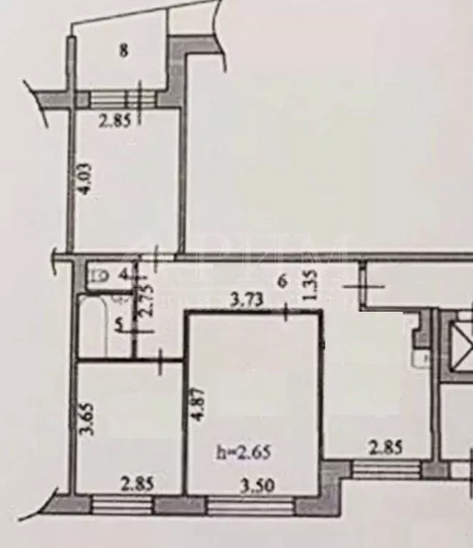 3-к кв. Пензенская область, Пенза просп. Строителей, 154 (64.0 м) - Фото 1