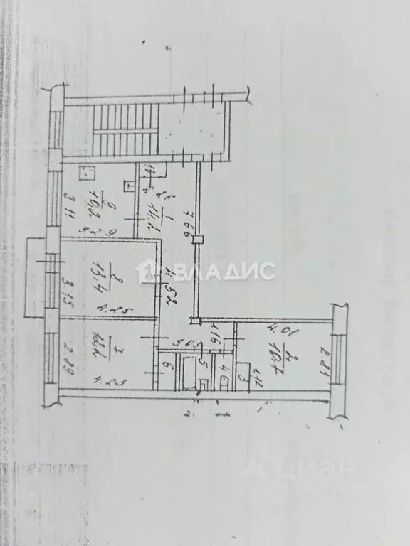 3-к кв. Иркутская область, Иркутск ул. Пржевальского, 30 (66.6 м) - Фото 2