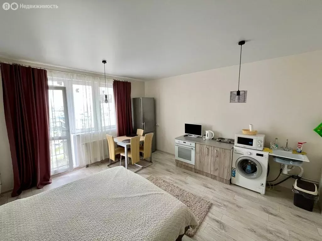 Квартира-студия: Красноярск, Преображенский микрорайон (29 м) - Фото 1