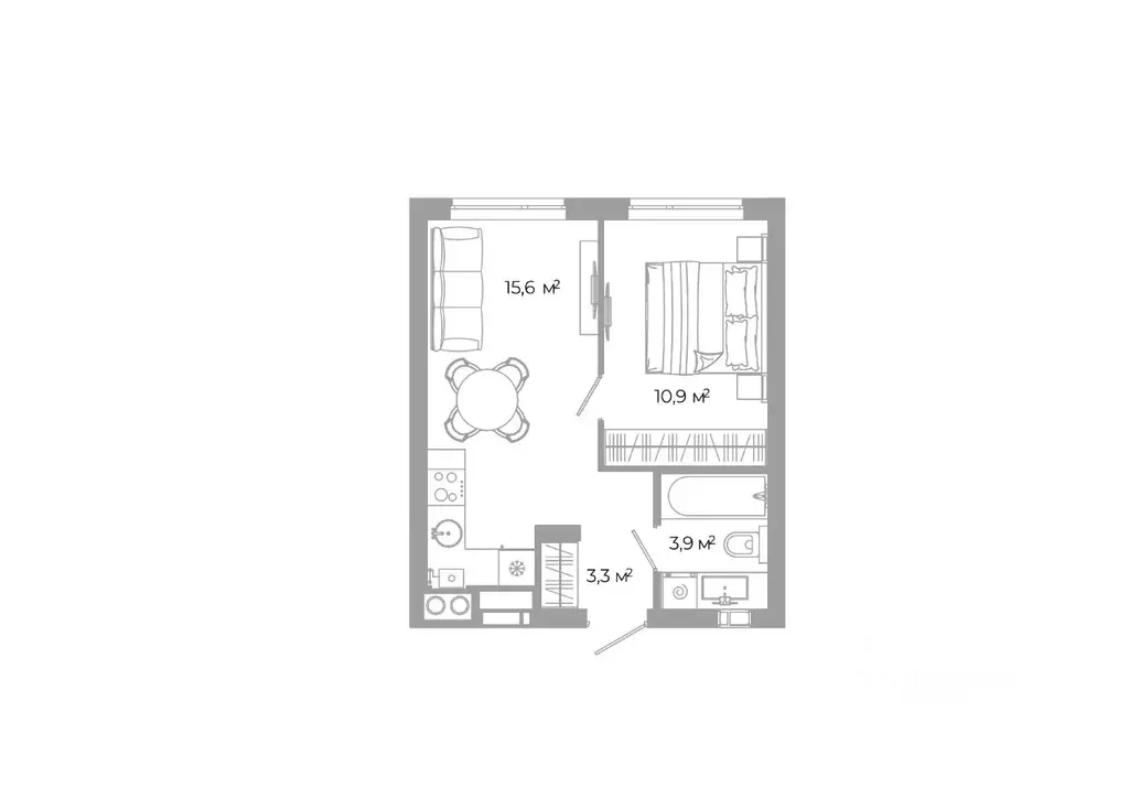 1-к кв. Астраханская область, Астрахань Зеленые кварталы жилрайон,  ... - Фото 1