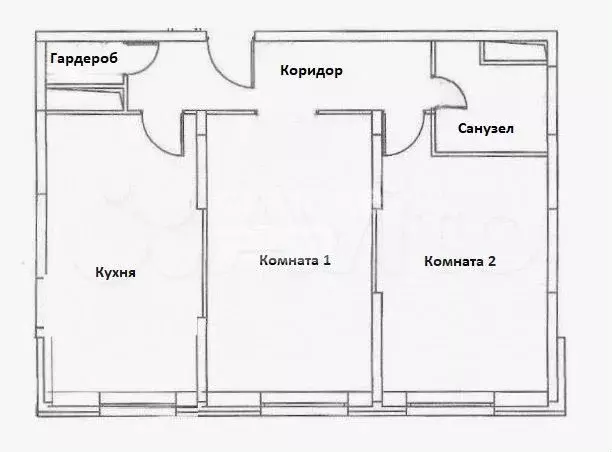 2-к. квартира, 68 м, 2/20 эт. - Фото 0