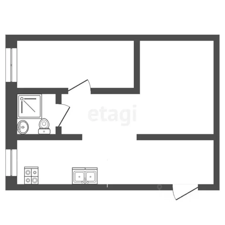 1-к кв. Ростовская область, Ростов-на-Дону Пушкинская ул., 163-169 ... - Фото 2
