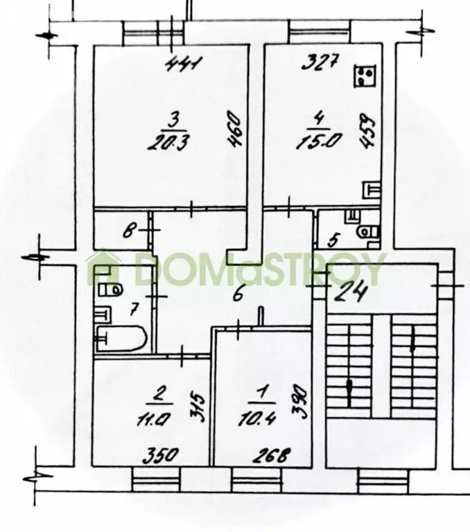 3-комнатная квартира: Новосибирск, улица Щетинкина, 34 (79.8 м) - Фото 1
