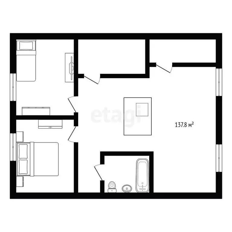 Дом в Бердск, Ключевая улица (230 м) - Фото 2