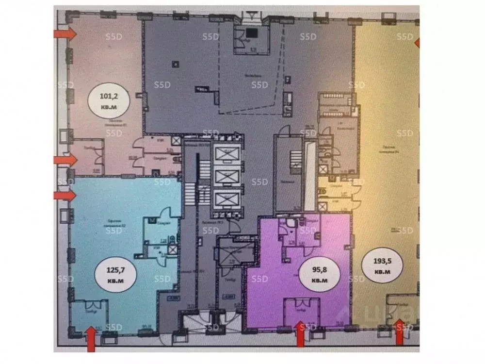Торговая площадь в Москва просп. Андропова, 9/1к2 (126 м) - Фото 2