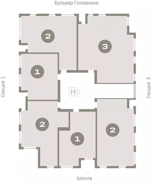 2-комнатная квартира: Санкт-Петербург, Василеостровский район, ЖК ... - Фото 2