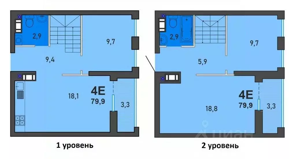 4-к кв. Свердловская область, Верхняя Пышма ул. Петрова, 34 (77.8 м) - Фото 0