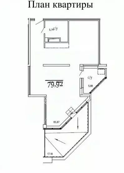 2-к кв. Архангельская область, Архангельск просп. Ломоносова, 98 (80.0 ... - Фото 1