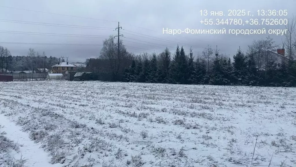 Участок в Московская область, Наро-Фоминский городской округ, д. ... - Фото 0