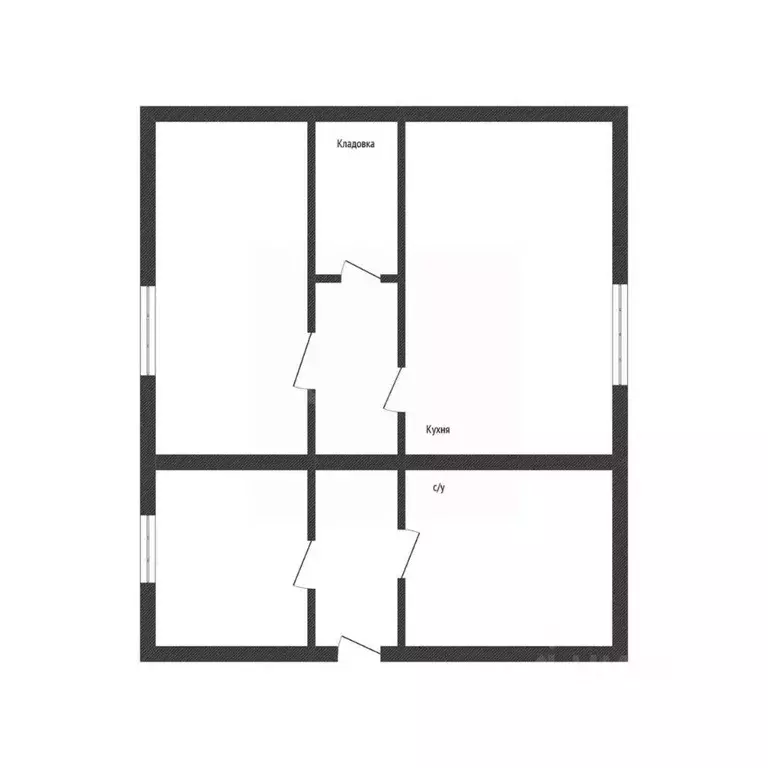 2-к кв. Курганская область, Курган Омская ул., 1 (61.1 м) - Фото 2