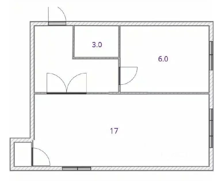 1-к кв. Башкортостан, Уфа просп. Октября, 122/2 (31.6 м) - Фото 2