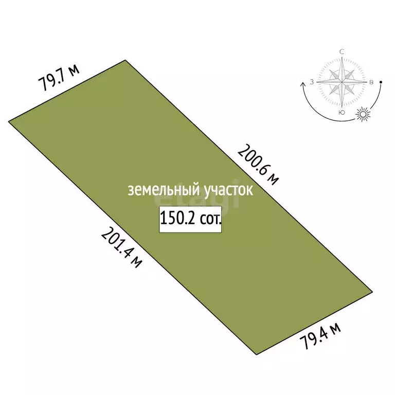 Участок в Бахчисарайский район, село Верхоречье (1500 м) - Фото 1