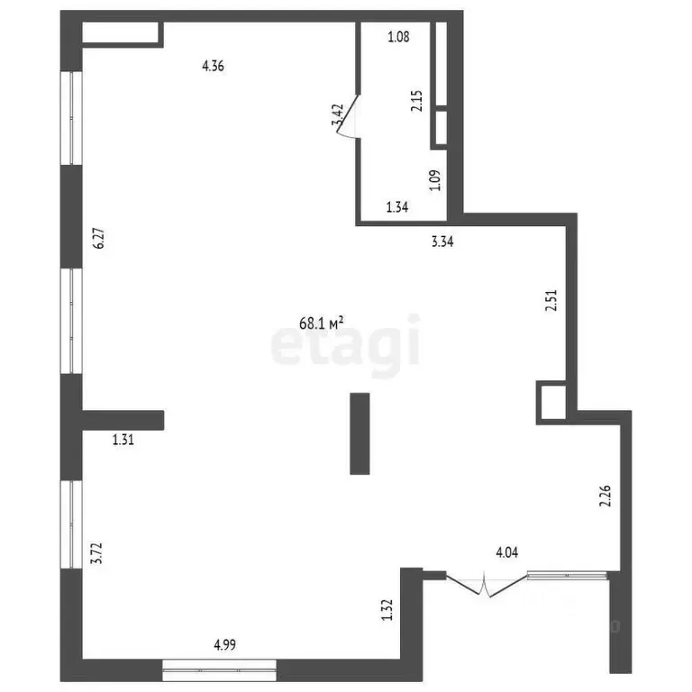 Торговая площадь в Тюменская область, Тюменский муниципальный округ, ... - Фото 1
