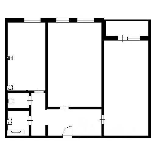 2-к кв. Санкт-Петербург ул. Веденеева, 12к1 (62.5 м) - Фото 2