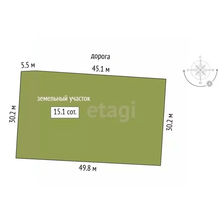 Участок в Тюменская область, Тюмень Три Сосны мкр,  (15.1 сот.) - Фото 2