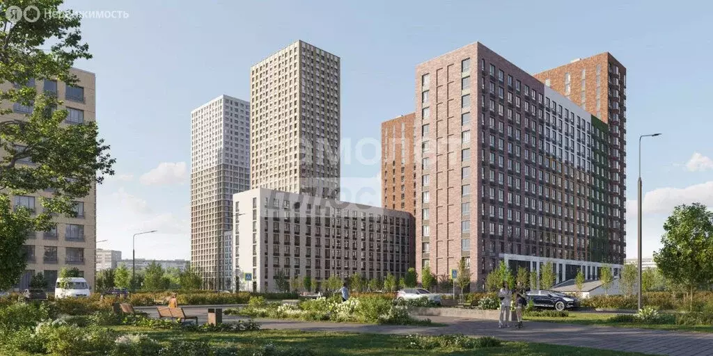 2-комнатная квартира: Москва, ЖК Квартал Домашний, 1 (37 м) - Фото 0