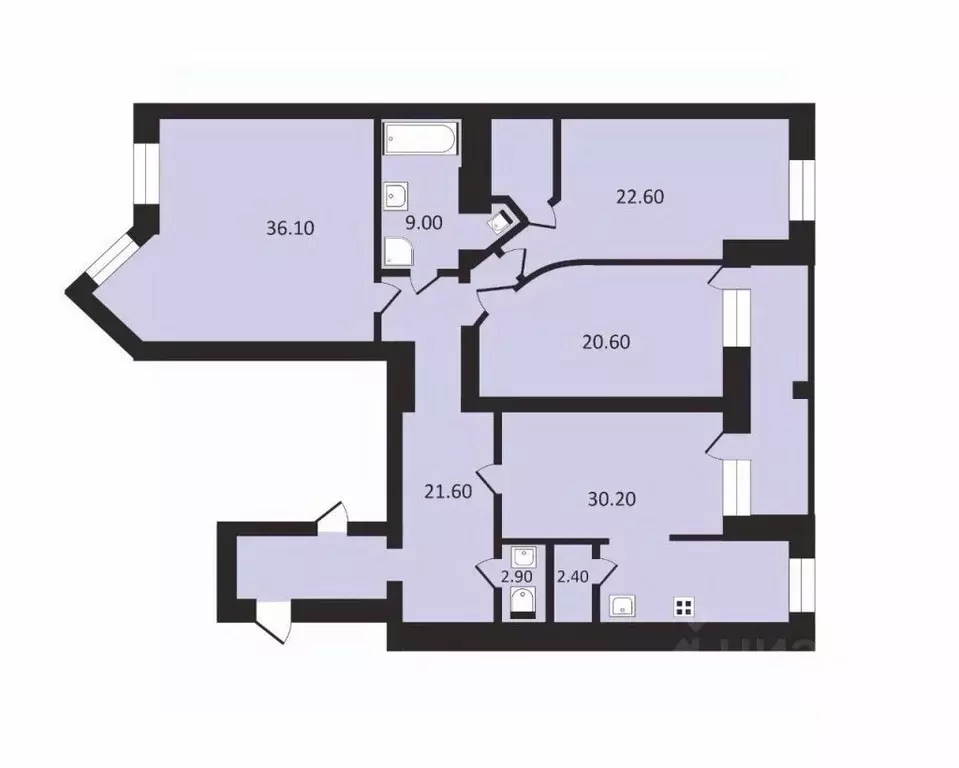 4-к кв. Нижегородская область, Нижний Новгород ул. Дунаева, 8 (170.0 ... - Фото 1