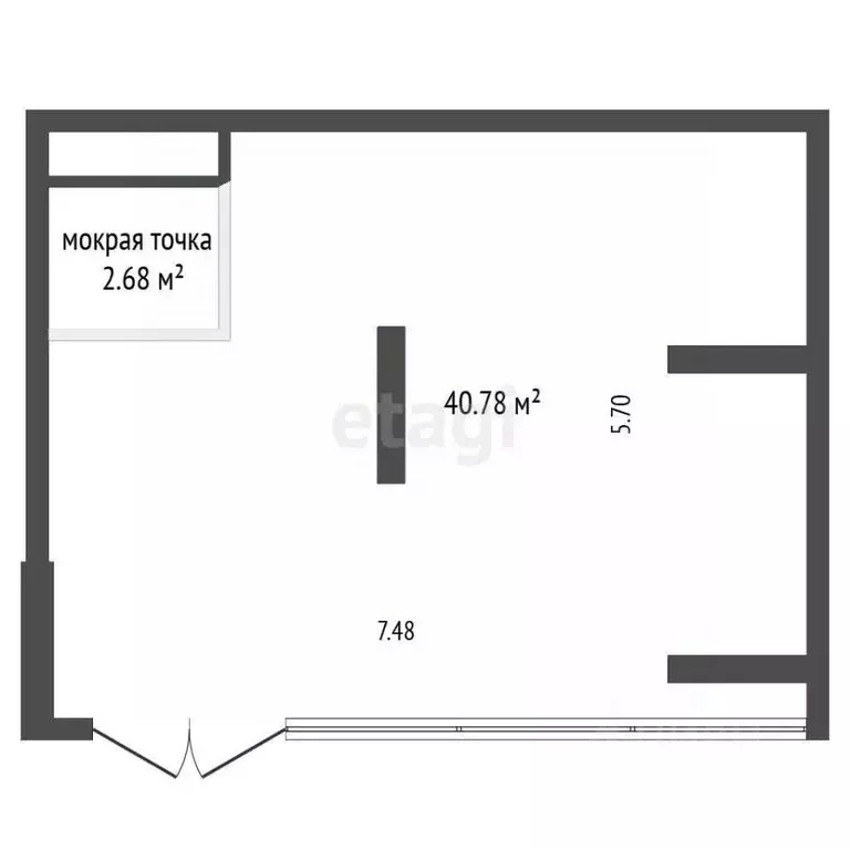 Помещение свободного назначения в Тюменская область, Тюмень ул. ... - Фото 1