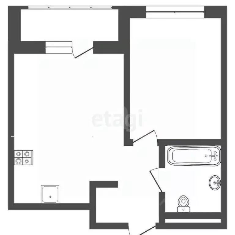 1-к кв. Ярославская область, Ярославль ул. Лескова, 44 (31.8 м) - Фото 2