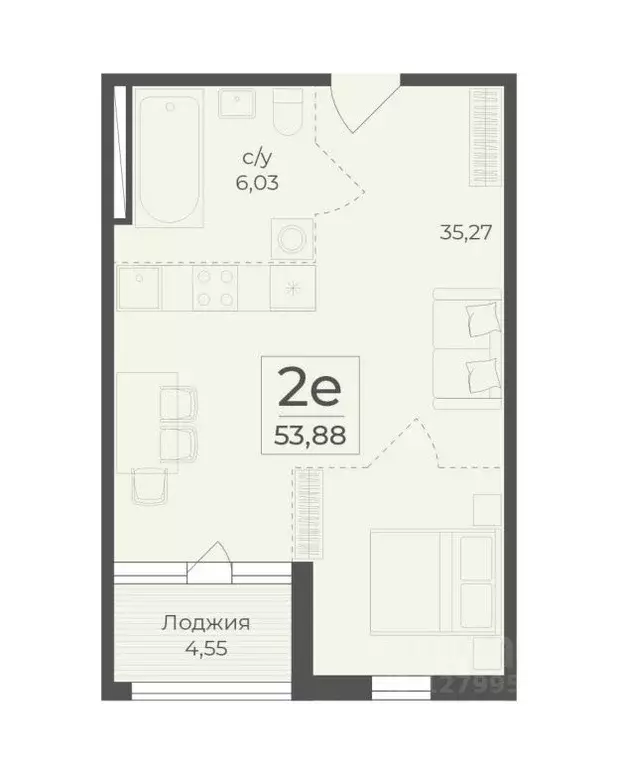 2-к кв. Крым, Ялта городской округ, Массандра пгт  (53.88 м) - Фото 0