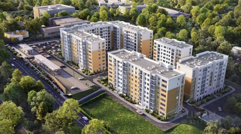 1-к кв. Крым, Феодосия Утесов жилой комплекс (32.9 м) - Фото 1