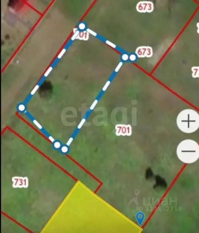 Участок в Ленинградская область, Волосовский район, Калитинское с/пос, ... - Фото 2