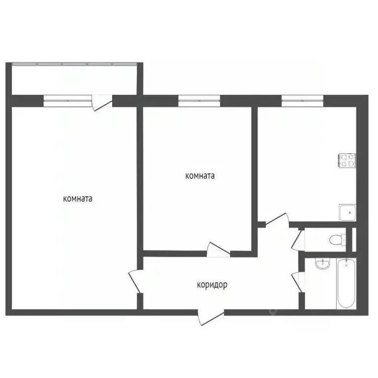 Комната Костромская область, Кострома Индустриальная ул., 25 (20.0 м) - Фото 0