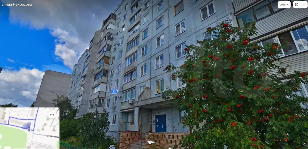 2-к. квартира, 50,6 м, 4/9 эт. - Фото 0