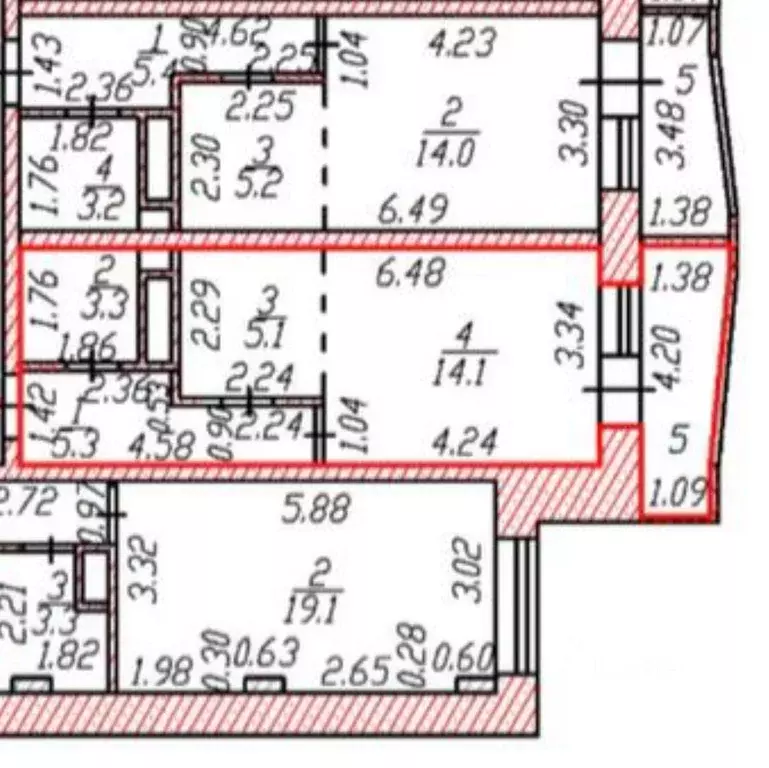 1-к кв. Чувашия, Чебоксары ул. Филиппа Лукина, 1 (33.0 м) - Фото 2
