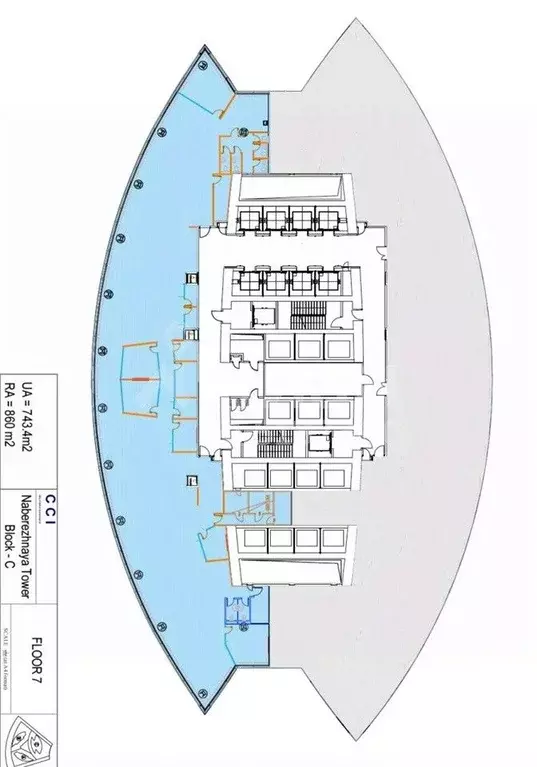 Офис в Москва наб. Пресненская, 10блокС (860 м) - Фото 2