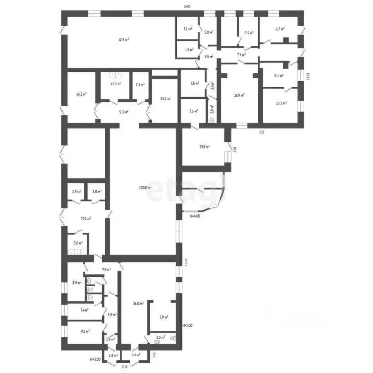 Торговая площадь в Калужская область, Бабынинский район, Воротынск ... - Фото 2