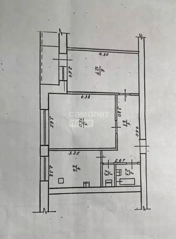 2-к кв. Волгоградская область, Волгоград ул. Розы Люксембург, 5 (50.0 ... - Фото 2