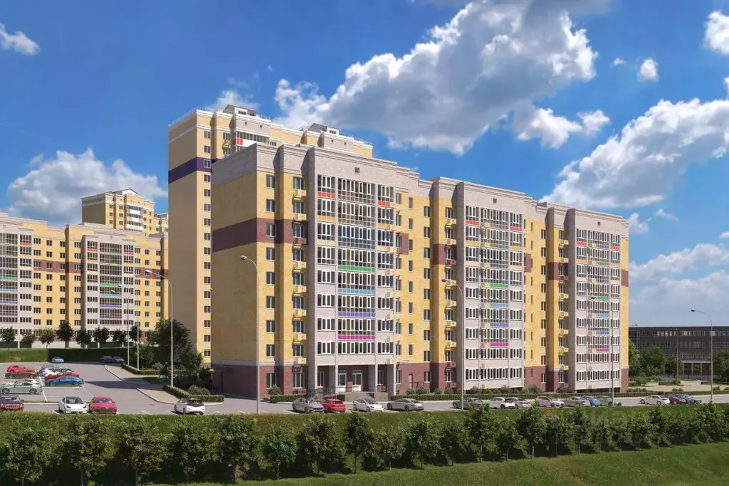 1-к кв. Чувашия, Чебоксары ул. Василия Алендея, поз35 (38.89 м) - Фото 1