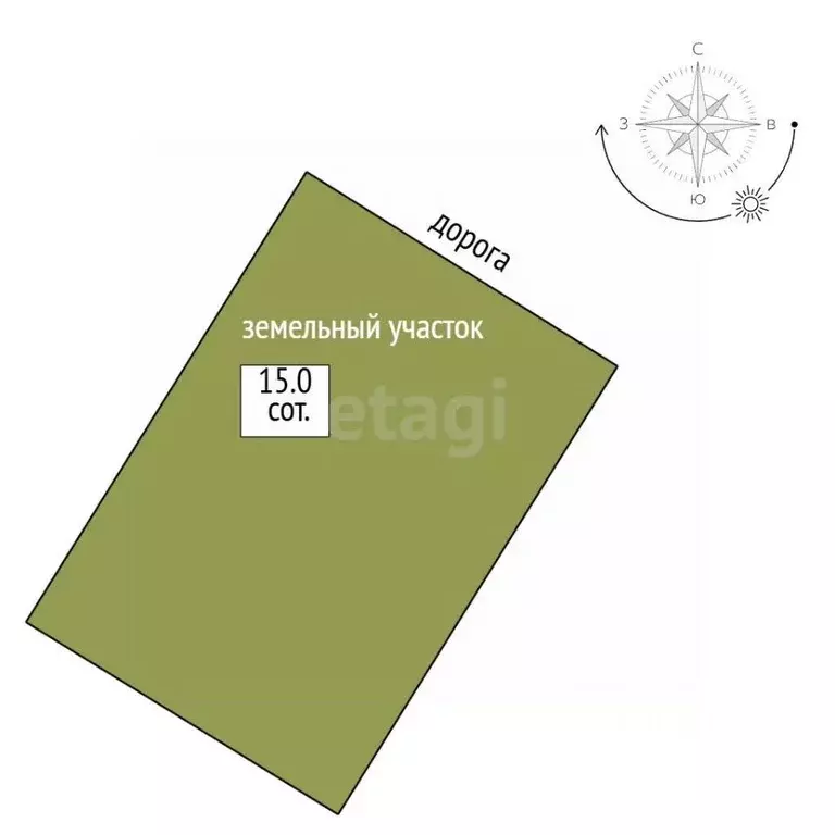 Участок в Костромская область, Шарья ул. Имени А. Краснухина (15.0 ... - Фото 2