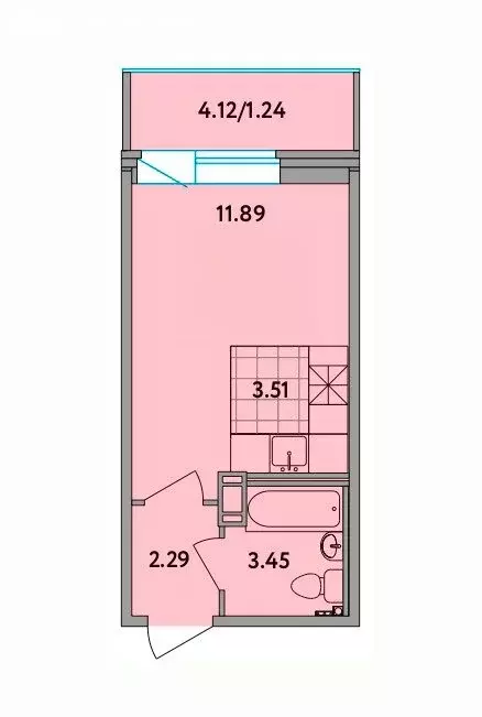 Квартира-студия: деревня Новое Девяткино, Главная улица, 2 (21 м) - Фото 0