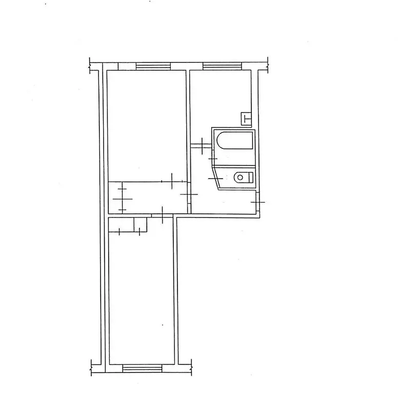 2-комнатная квартира: Кострома, Никитская улица, 116 (41.9 м) - Фото 1