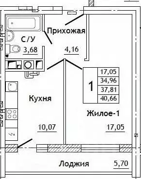 1-к кв. Смоленская область, Смоленский муниципальный округ, д. ... - Фото 1