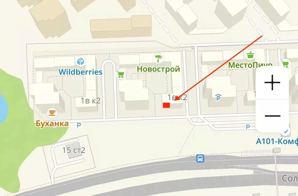 Помещение свободного назначения в Москва № 160 кв-л, 1Вк2 (94 м) - Фото 2
