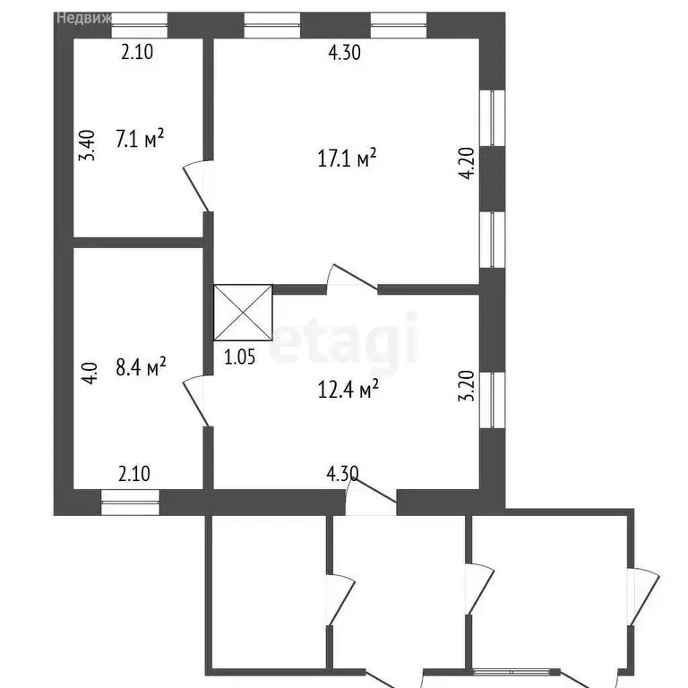 Дом в Нерчинск, Старогородская улица (63.4 м) - Фото 2
