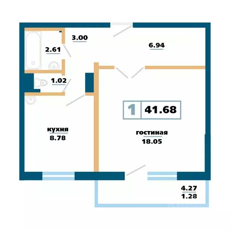 1-к кв. Красноярский край, Красноярск Нанжуль-Солнечный мкр, ... - Фото 1