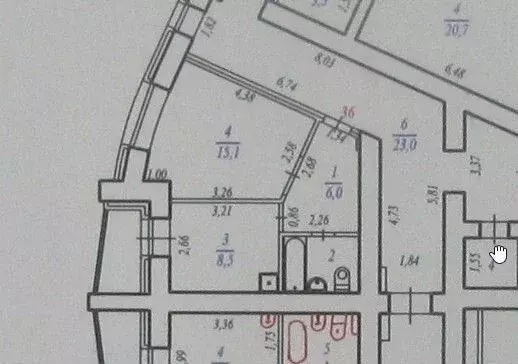 1-к кв. Коми, Сыктывкар ул. Ветеранов, 6 (33.0 м) - Фото 0