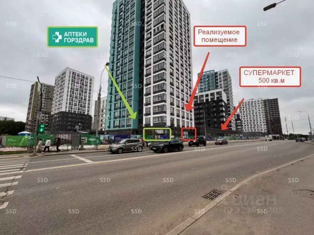 Помещение свободного назначения в Москва Сосенское поселение, просп. ... - Фото 1