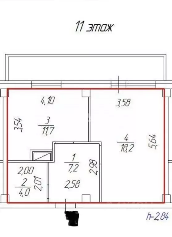 1-к кв. Челябинская область, Челябинск ул. Захаренко, 15 (41.0 м) - Фото 1