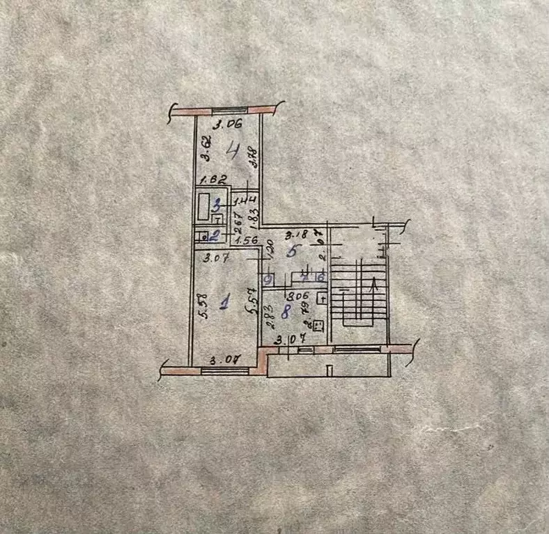 2-к. квартира, 52,4 м, 3/5 эт. - Фото 0
