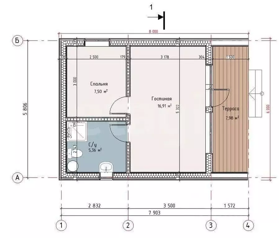 Дом в Казань, СНТ Акинское (42 м) - Фото 1